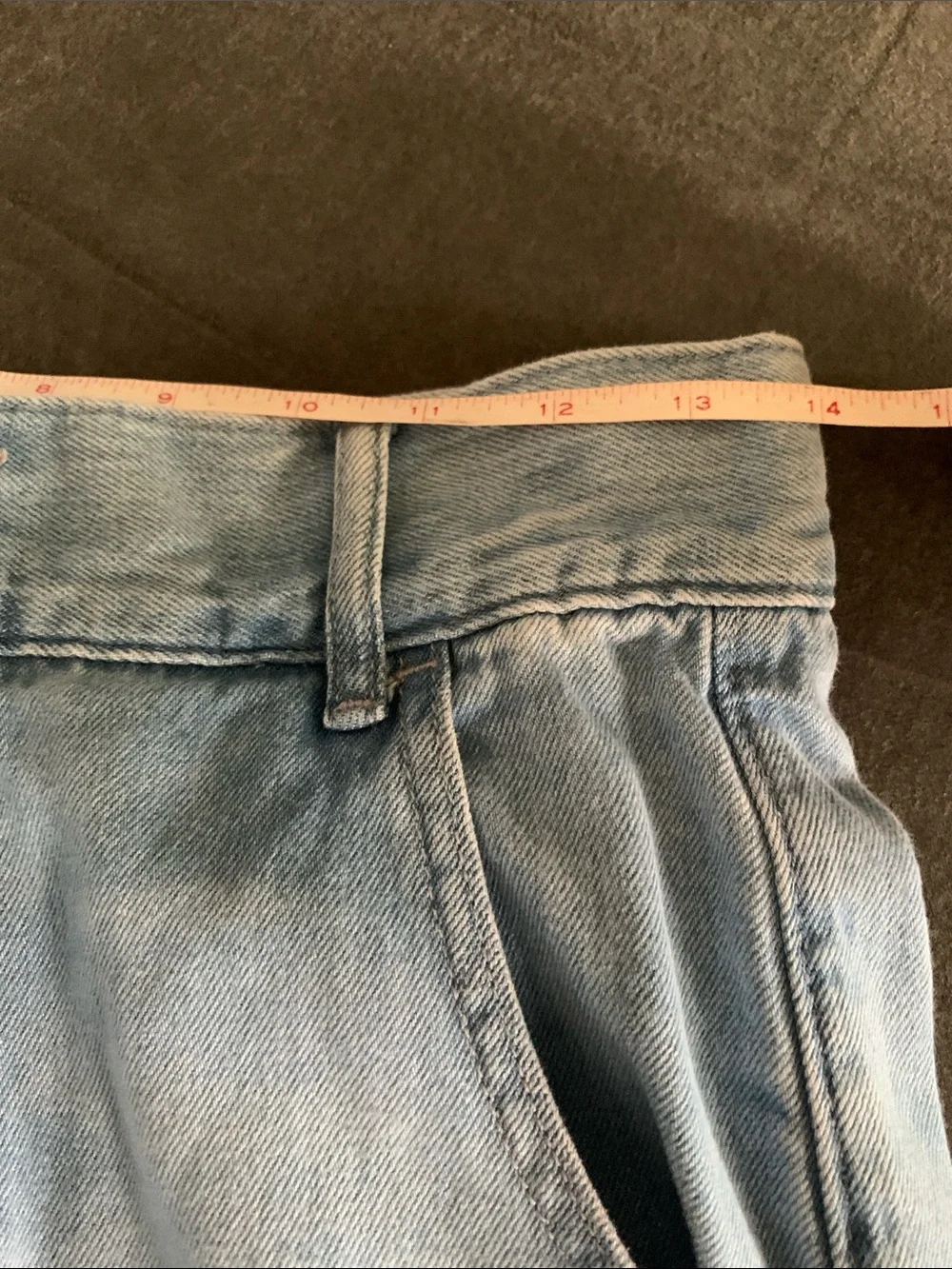 Uniqlo Light Blue Wide-Leg Jeans - Picture 7 of 14